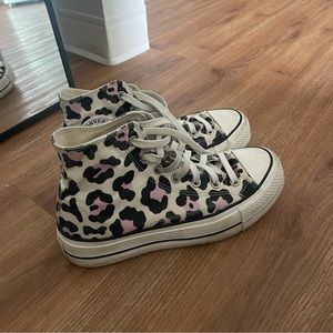 Cheetah Print Converse